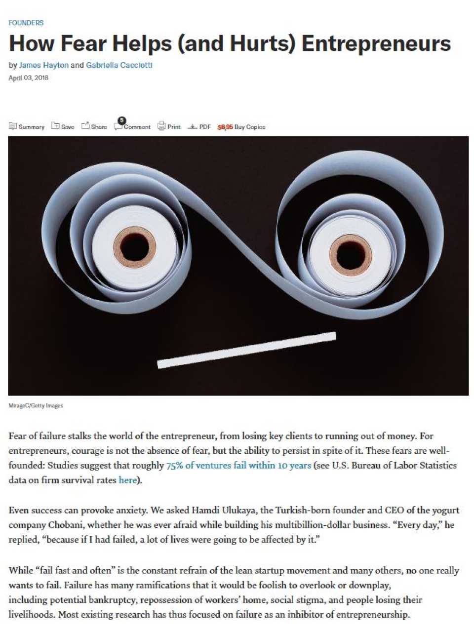 How Fear Helps (and Hurts) Entrepreneurs