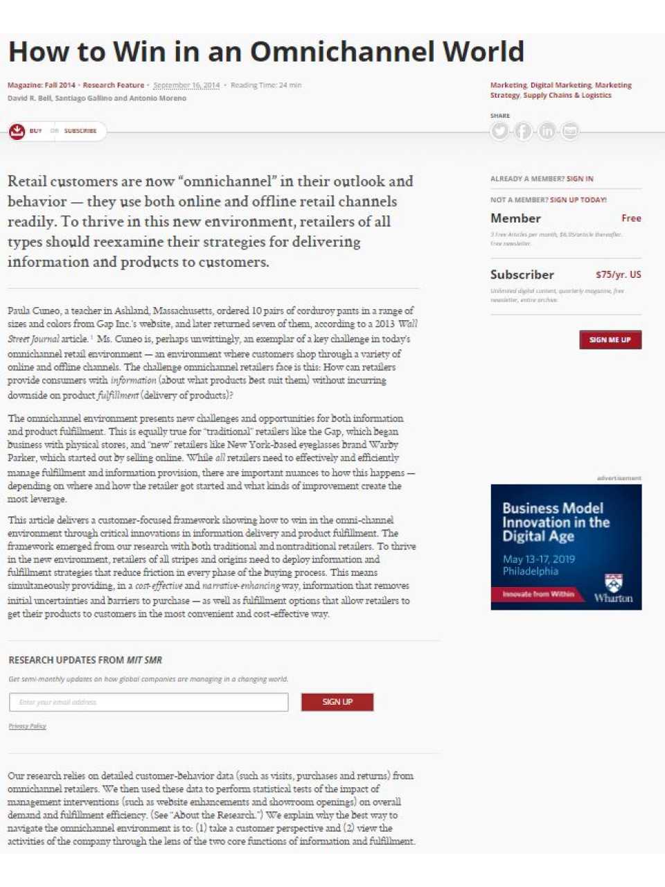 How to Win in an Omnichannel World