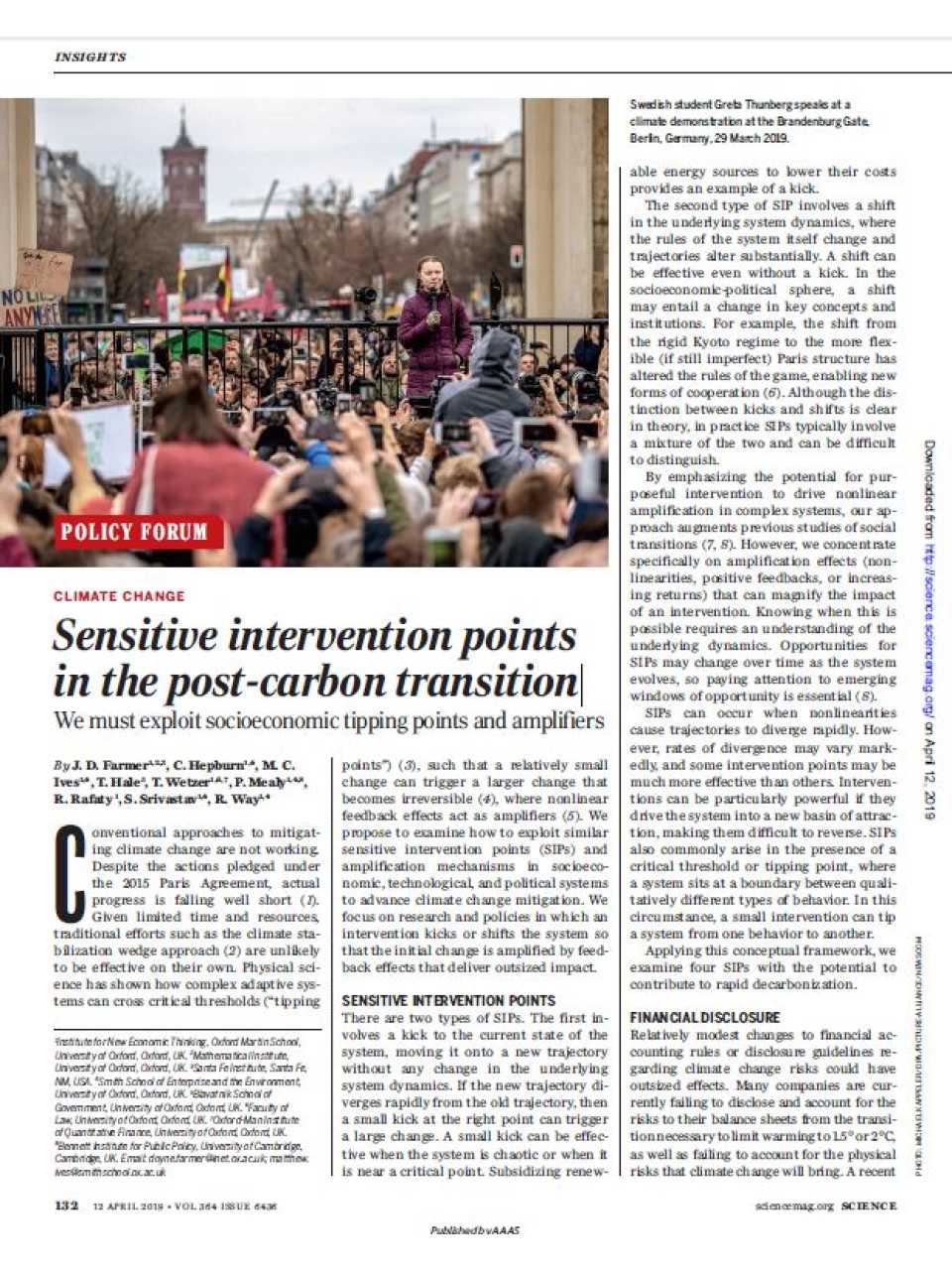 Sensitive intervention points in the post-carbon transition