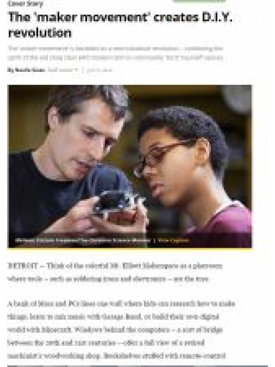 The 'Maker movement' creates D.I.Y. revolution