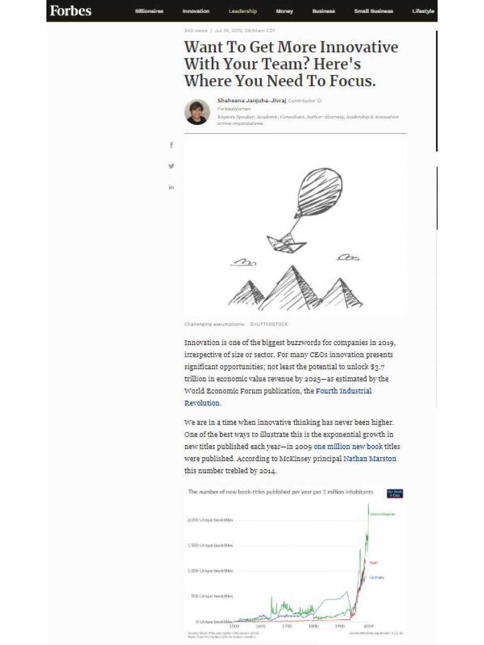 Want To Get More Innovative With Your Team? Here's Where You Need To Focus