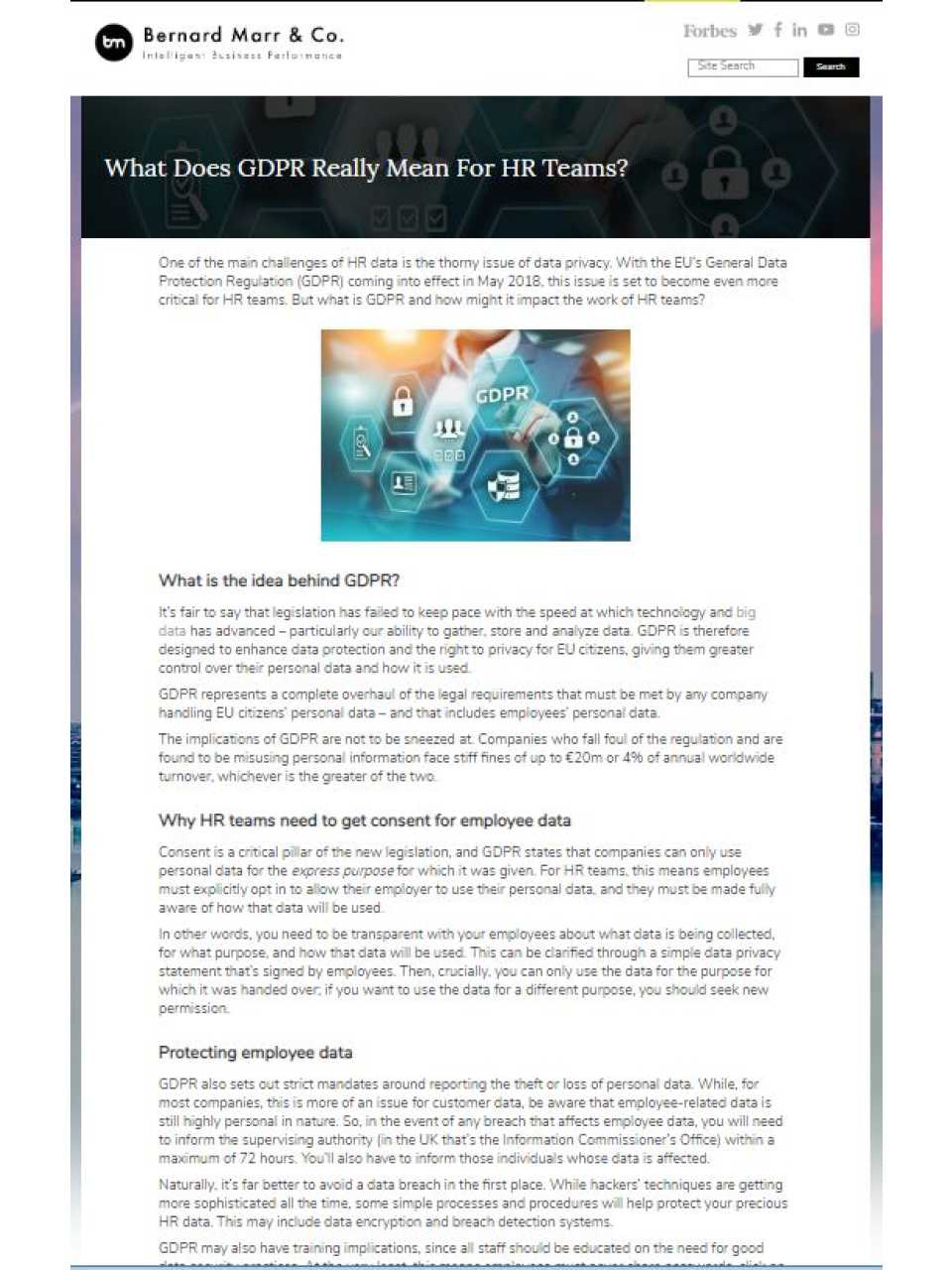 What Does GDPR Really Mean For HR Teams?