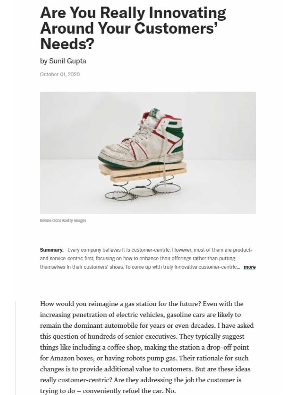 Are you really innovating around your customers’ needs?