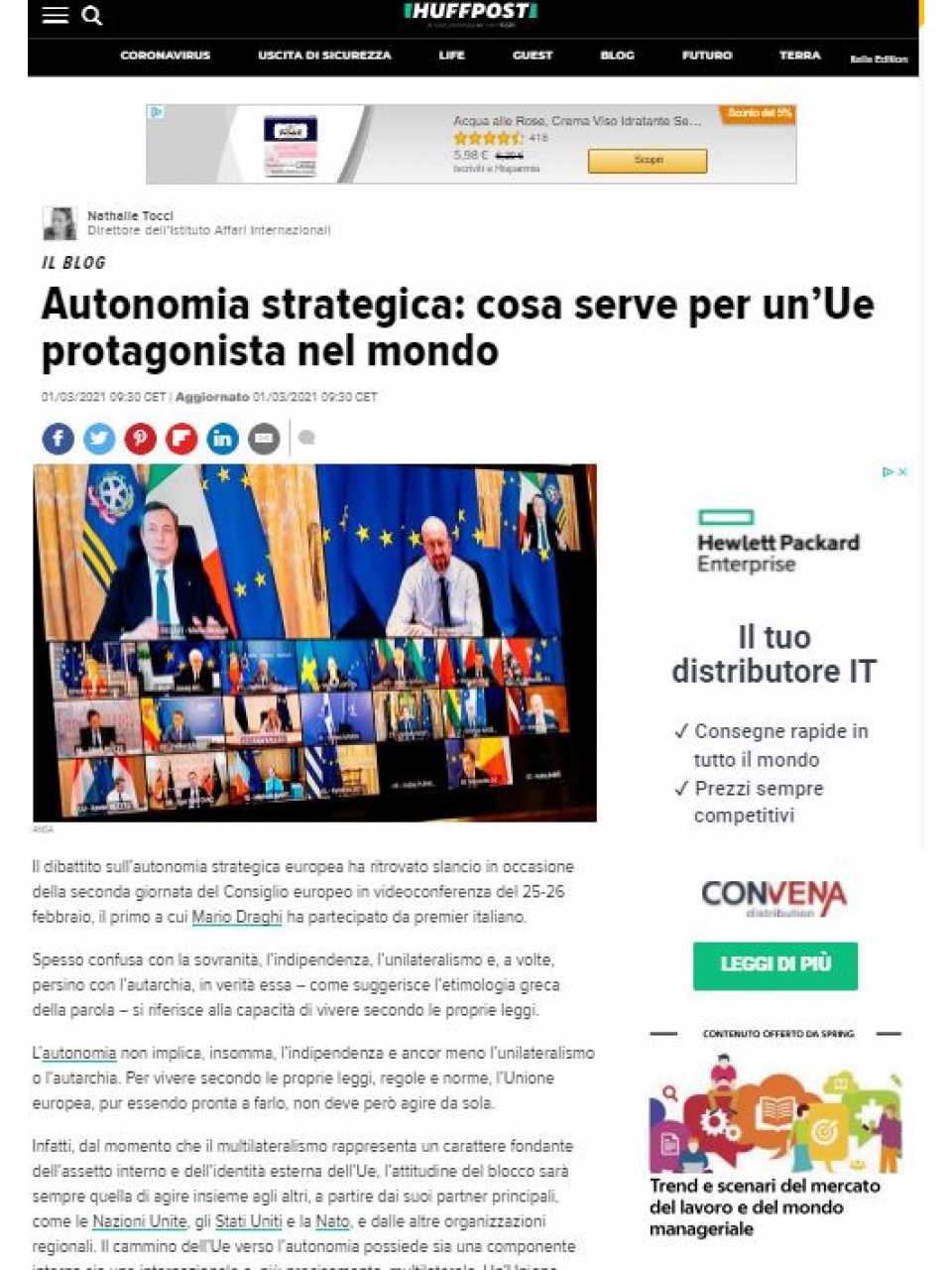 Autonomia strategica: cosa serve per un'Ue protagonista nel mondo