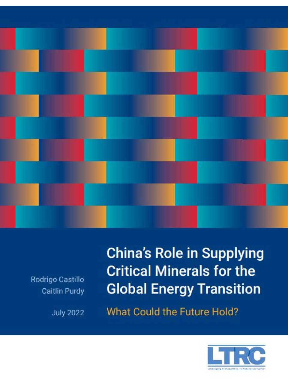 China’s Role in Supplying Critical Minerals for the Global Energy Transition. What Could the Future Hold?