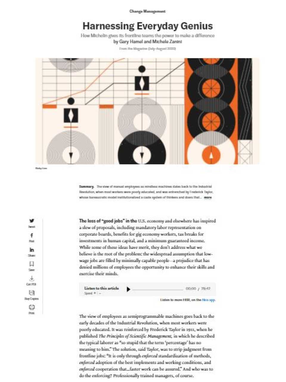 Harnessing everyday genius