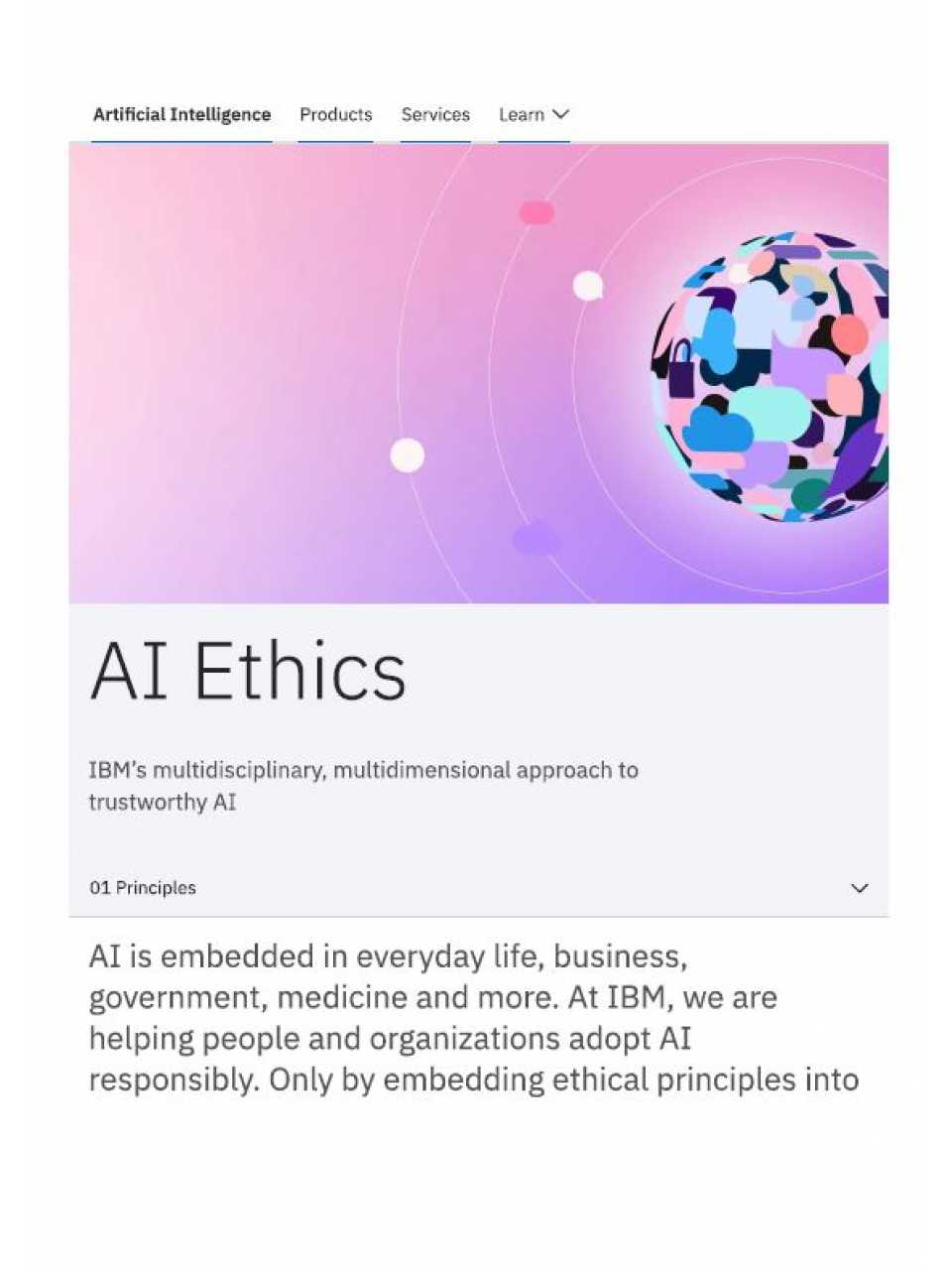 IBM approach to AI ethics 