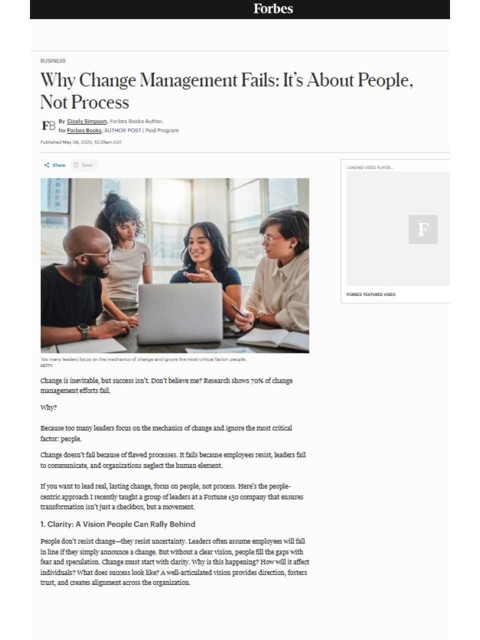 WEBINAR LIVE
Why does change fail? How to lead It successfully: behavioral economics insights for Executives