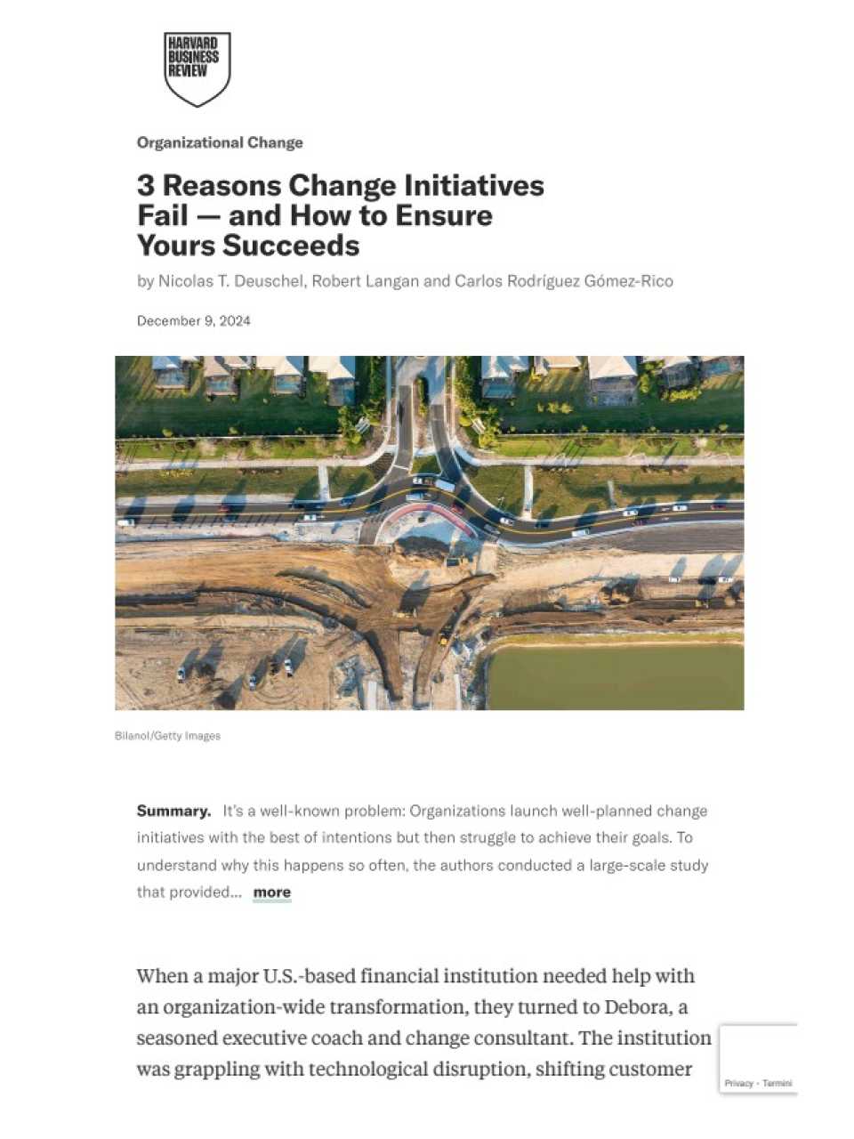 WEBINAR LIVE
Why does change fail? How to lead It successfully: behavioral economics insights for Executives