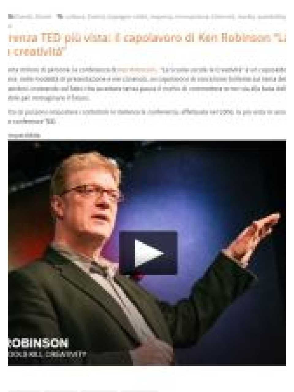 La conferenza TED più vista