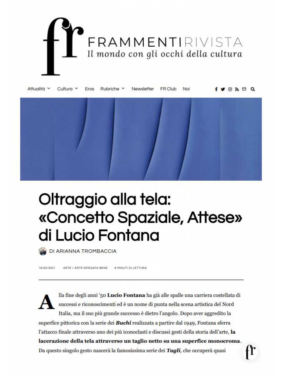 Oltraggio alla tela: 