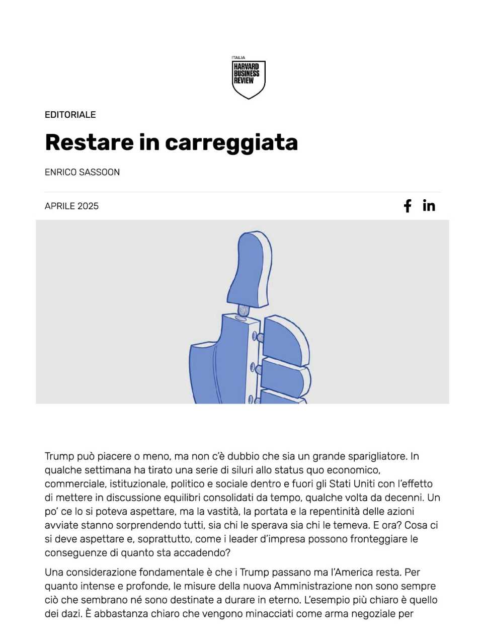 Restare in carreggiata