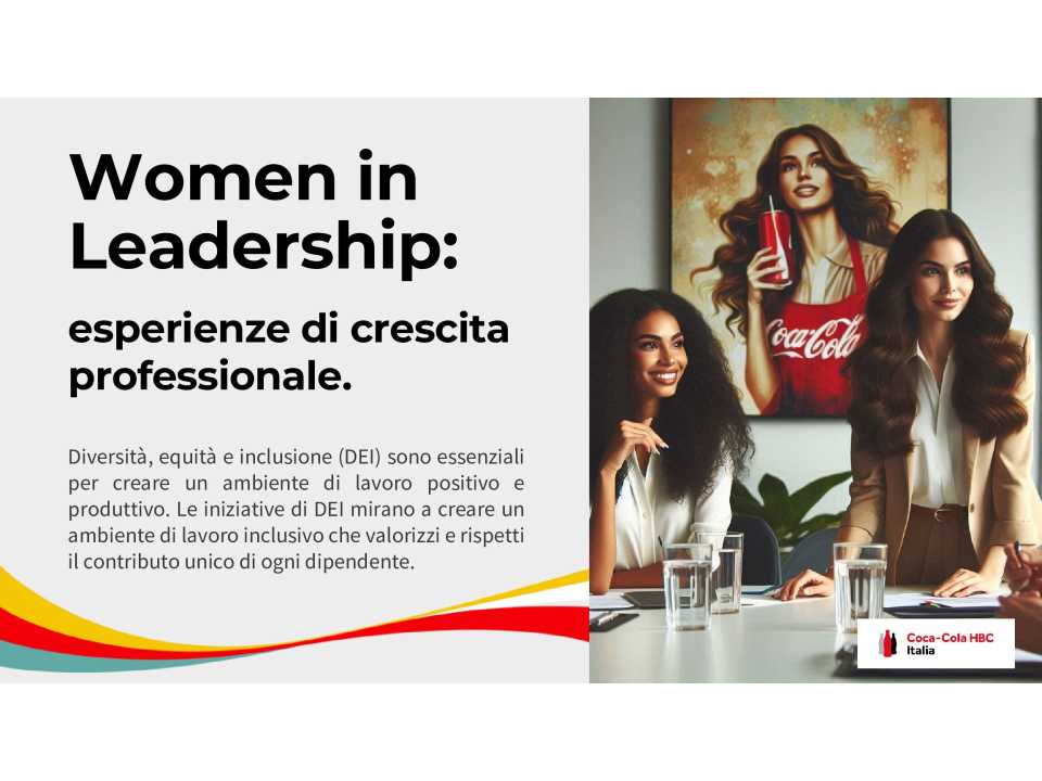 WEBINAR LIVE
WEBINAR LIVE FUORI PROGRAMMA
Women in leadership: esperienze di crescita professionale