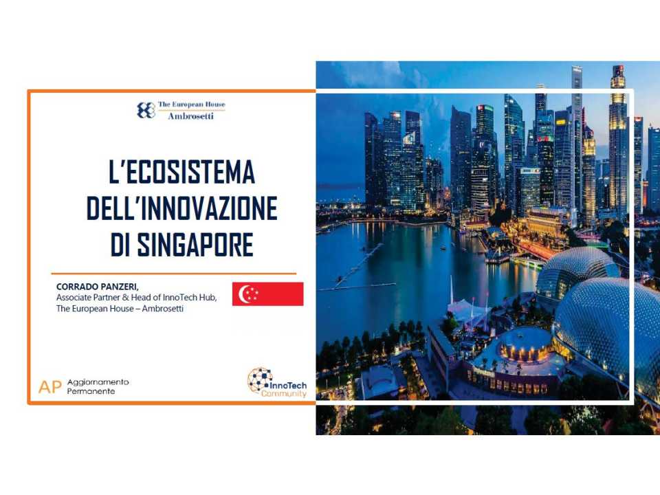 L'ecosistema dell'innovazione di Singapore