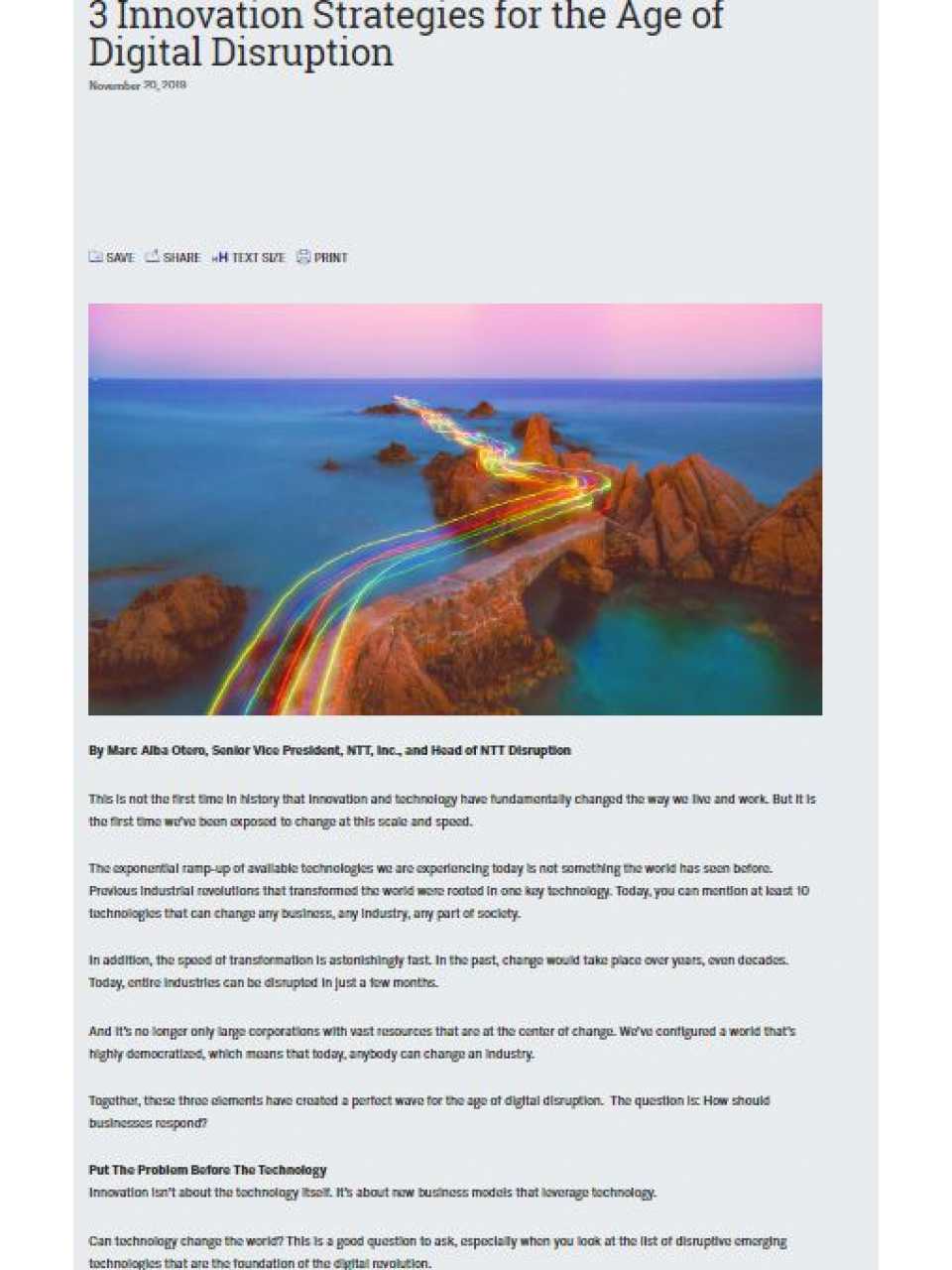 3 Innovation Strategies for the Age of Digital Disruption