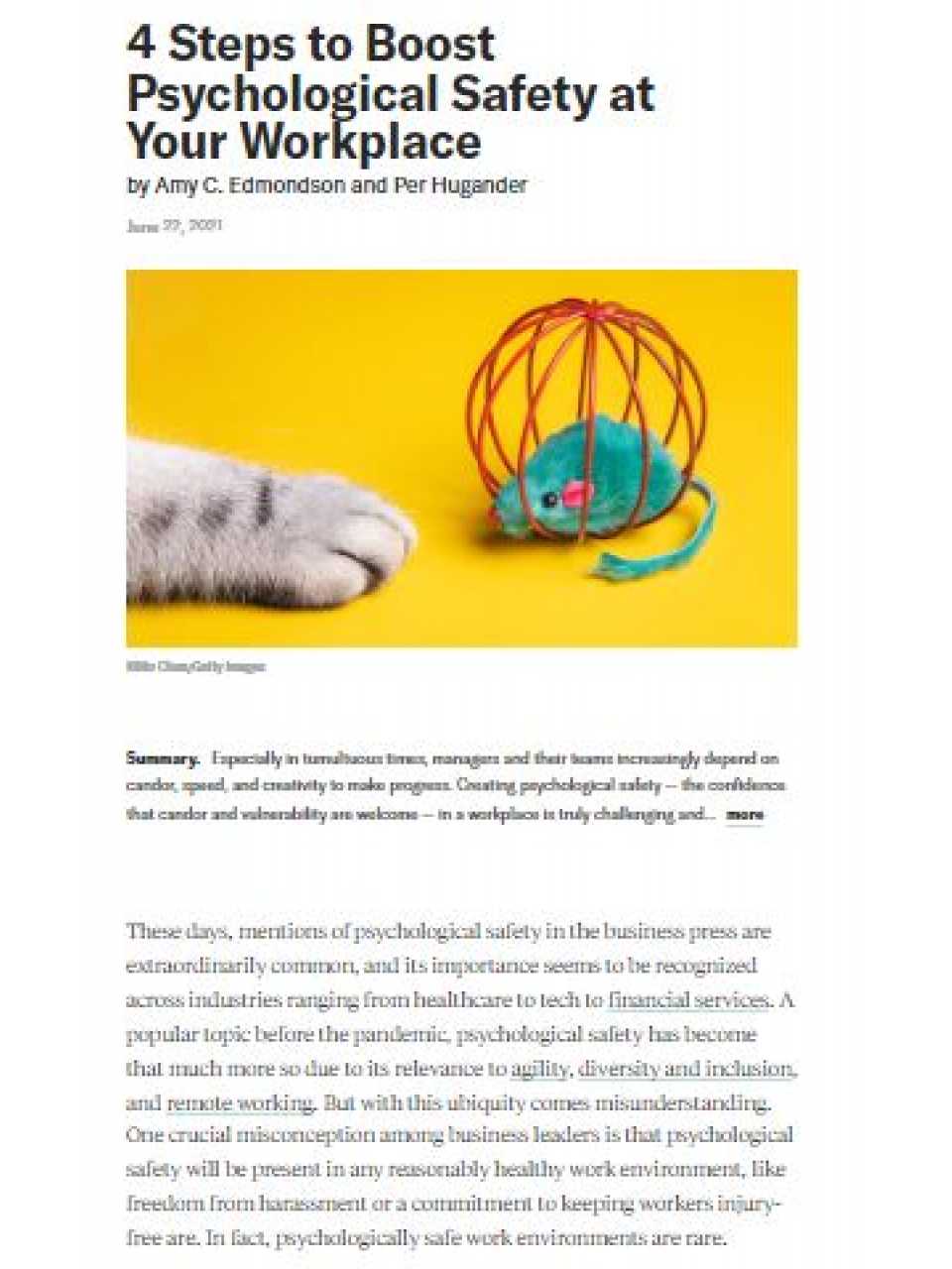 4 steps to boost psychological safety at your workplace