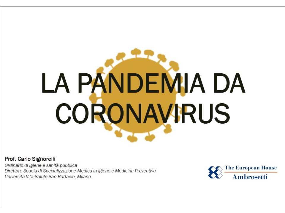 La pandemia da Coronavirus