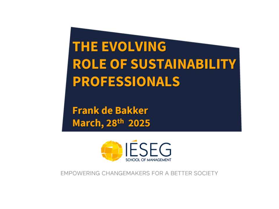 WEBINAR LIVE
Come si sta evolvendo il ruolo del Chief Sustainability Officer in relazione agli altri Executives: la sostenibilità da compliance a strategia per l'innovazione