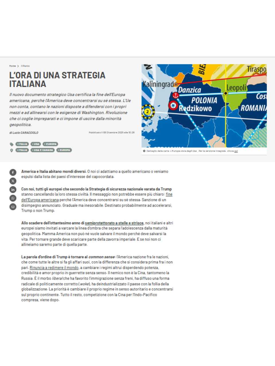 WEBINAR LIVE
Italy in the global revolution