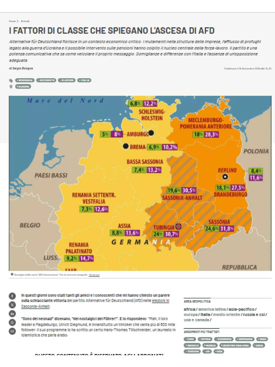 WEBINAR LIVE
Germany on the brink: the rise of AfD and the consequences for Europe