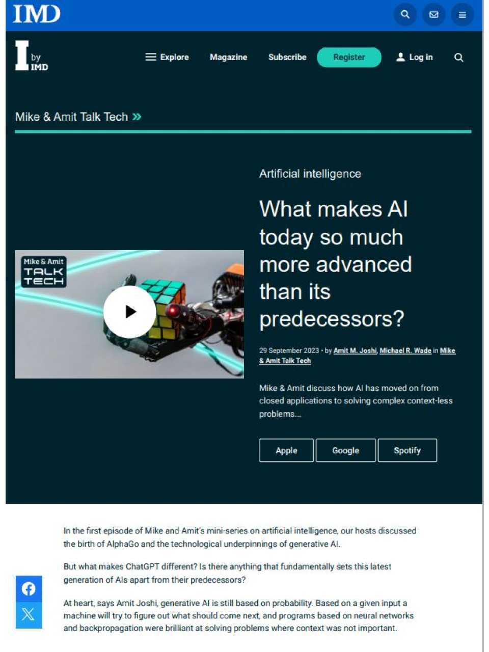 WEBINAR LIVE
GPT and Generative AI Chat: a disruption to seize 